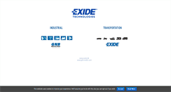 Desktop Screenshot of exide.dk