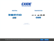 Tablet Screenshot of exide.dk